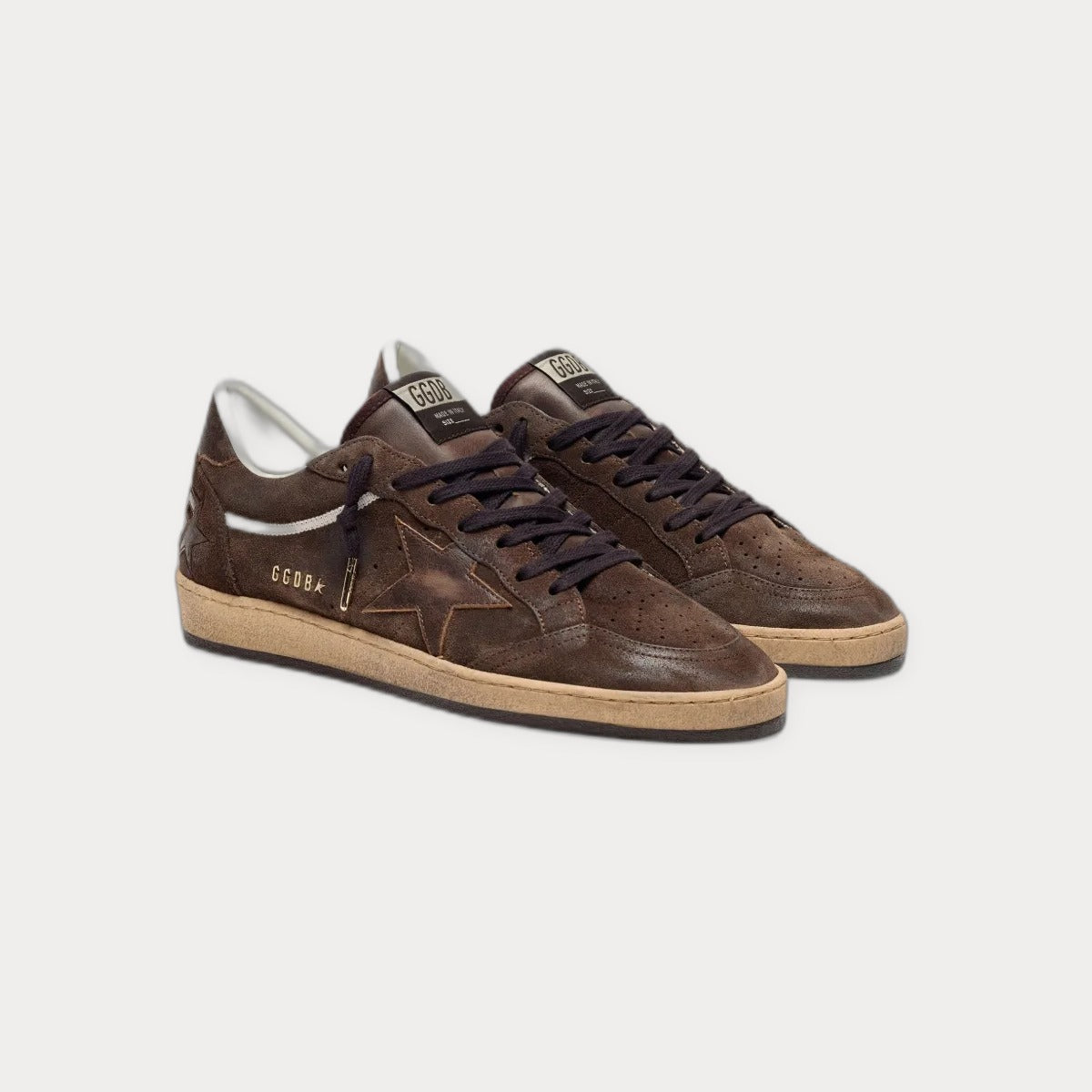 Golden Goose Ballstar Suede Upper Toe And Spur-Leather Tongue Star And Heel Low Top Sneakers 3