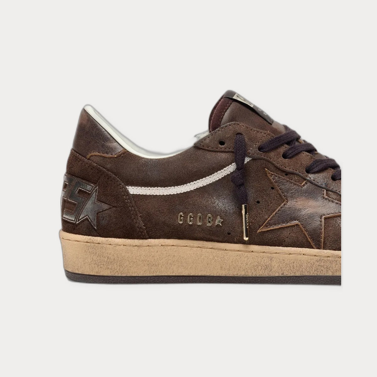 Golden Goose Ballstar Suede Upper Toe And Spur-Leather Tongue Star And Heel Low Top Sneakers 6