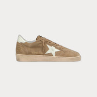 Ball Star In Brown Suede With White Leather Star Sneakers Neutrals
