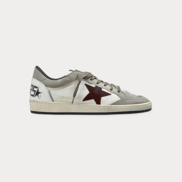 Golden GooseBallstar Lace-Up Sneakers White