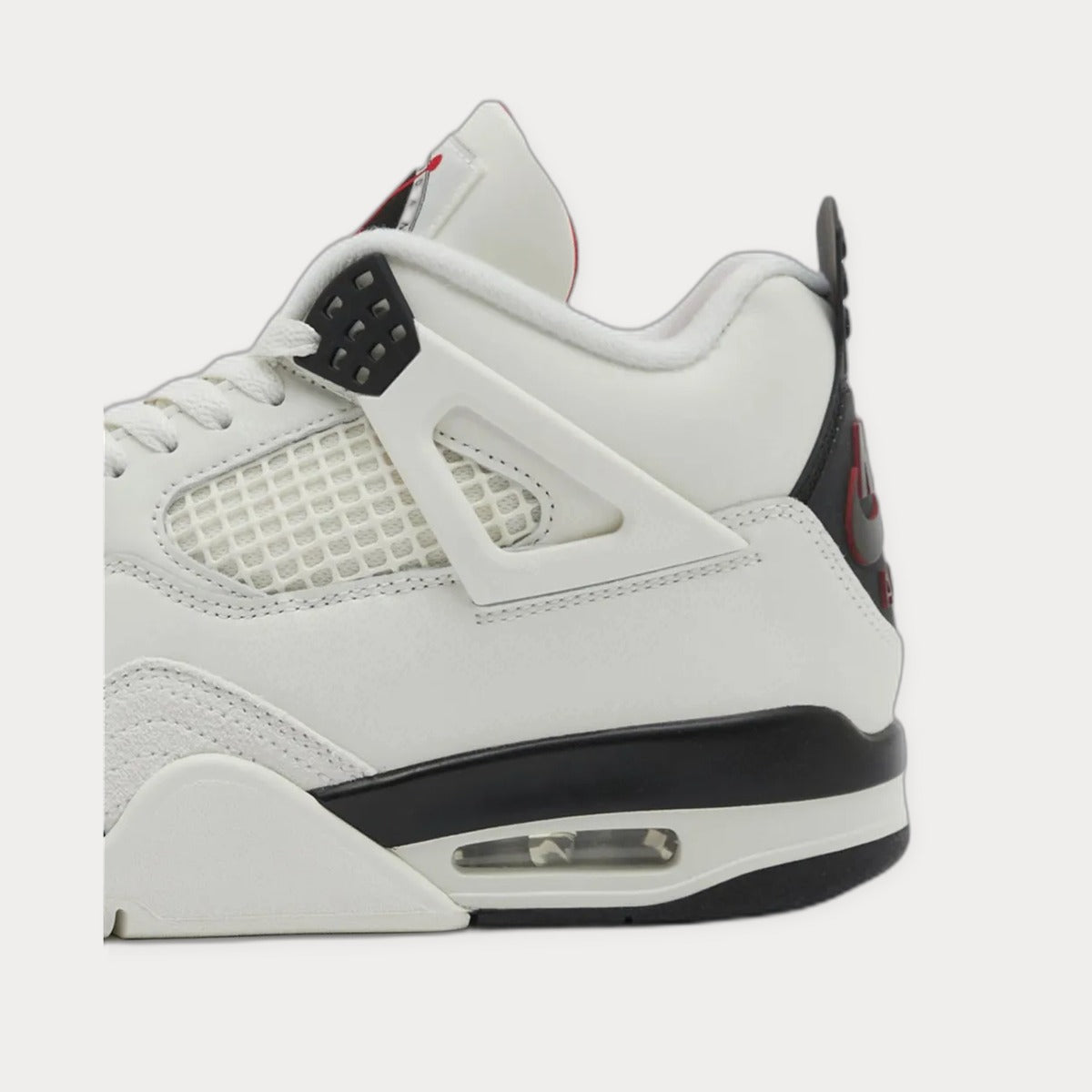 Jordan X Flight Club Air 4 Grid-Design Sneakers