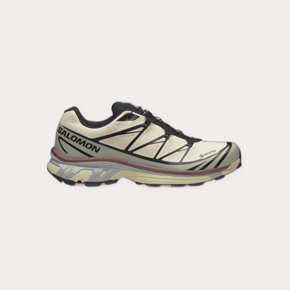 Salomon Xt-6 Gore-Tex Lace-Up Sneakers Neutrals