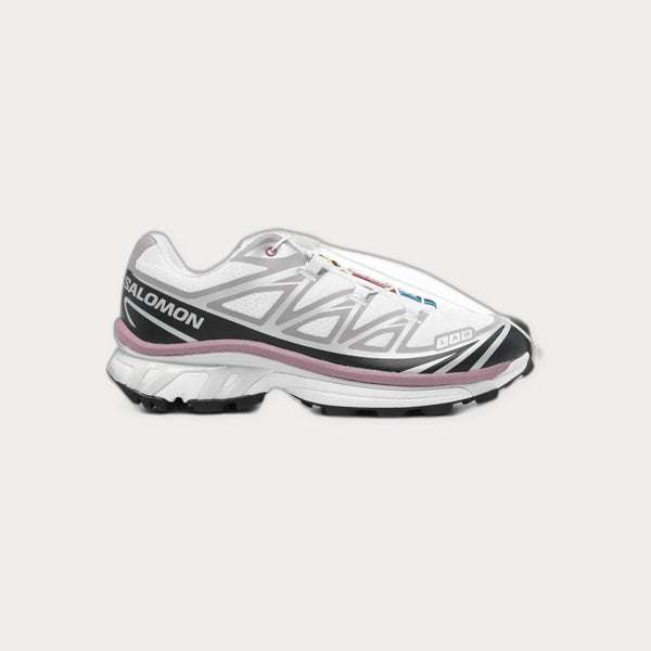Salomon XT-6 Logo Print Sneakers White