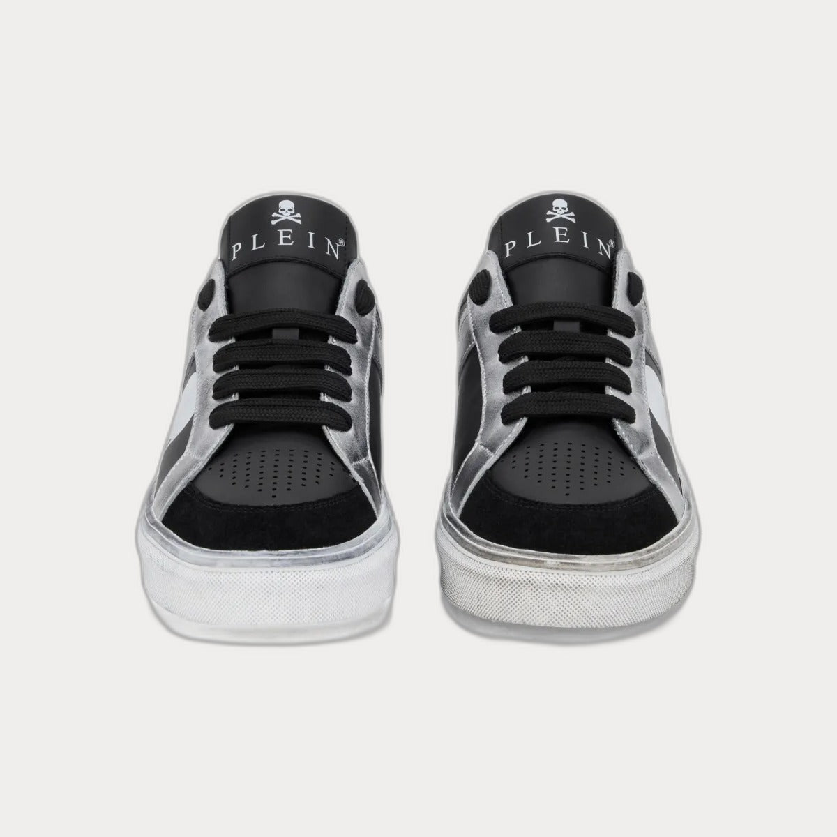 Philipp PleinRetrokickz Skull-Motif Sneakers Black