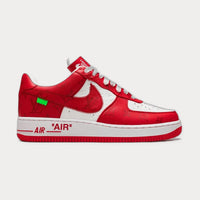 Nike X Louis Vuitton Air Force 1 Low Virgil Abloh - White/Red Sneakers