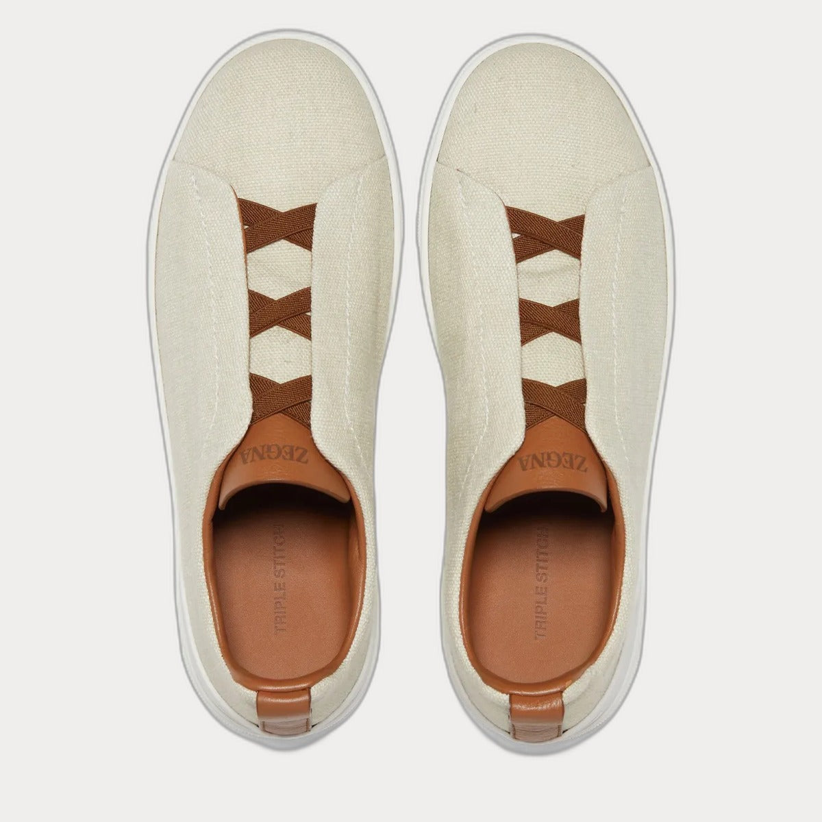 ZegnaTriple Sneakers Neutrals