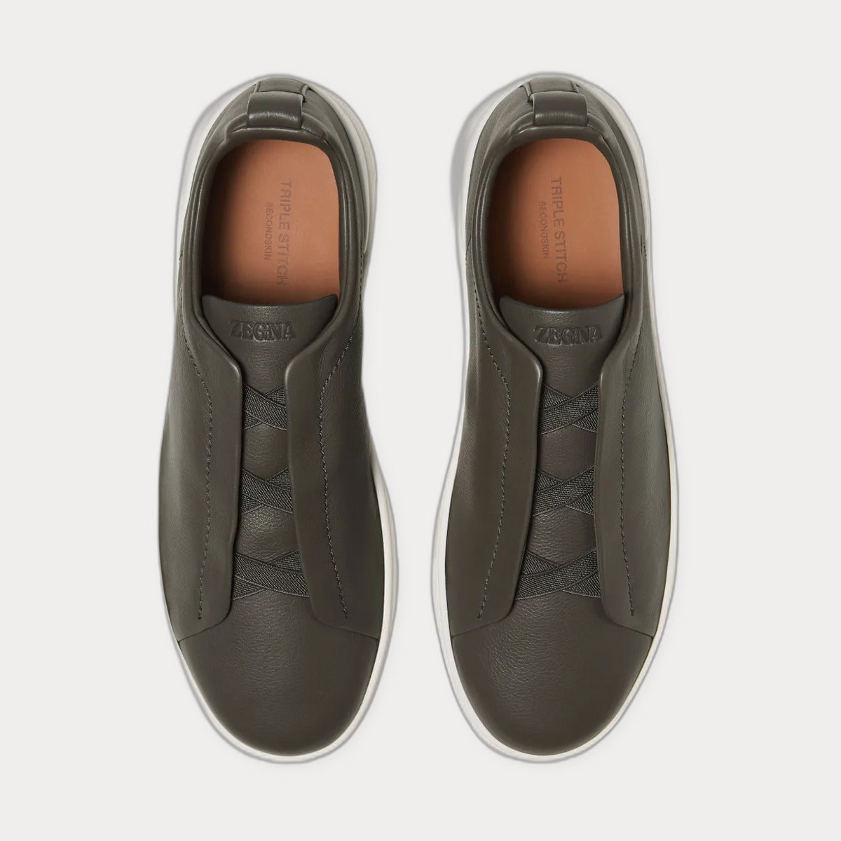 ZegnaTriple-Stitch™ Sneakers Slip-On 4