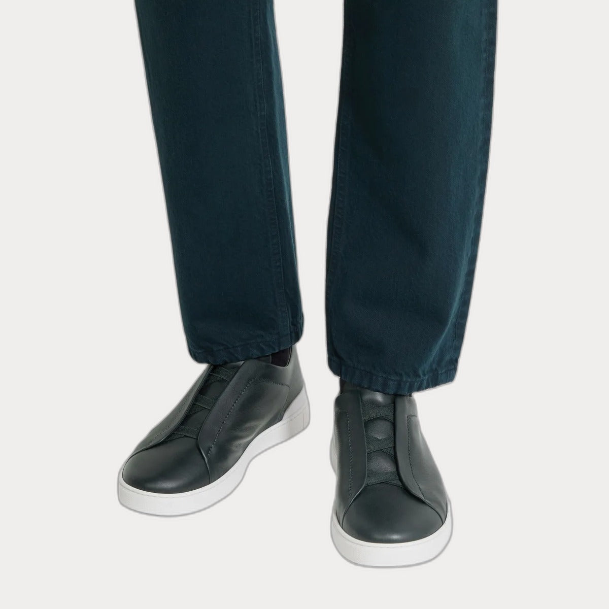 ZegnaSecondskin Triple Stitch™ Sneakers Slip-On 5