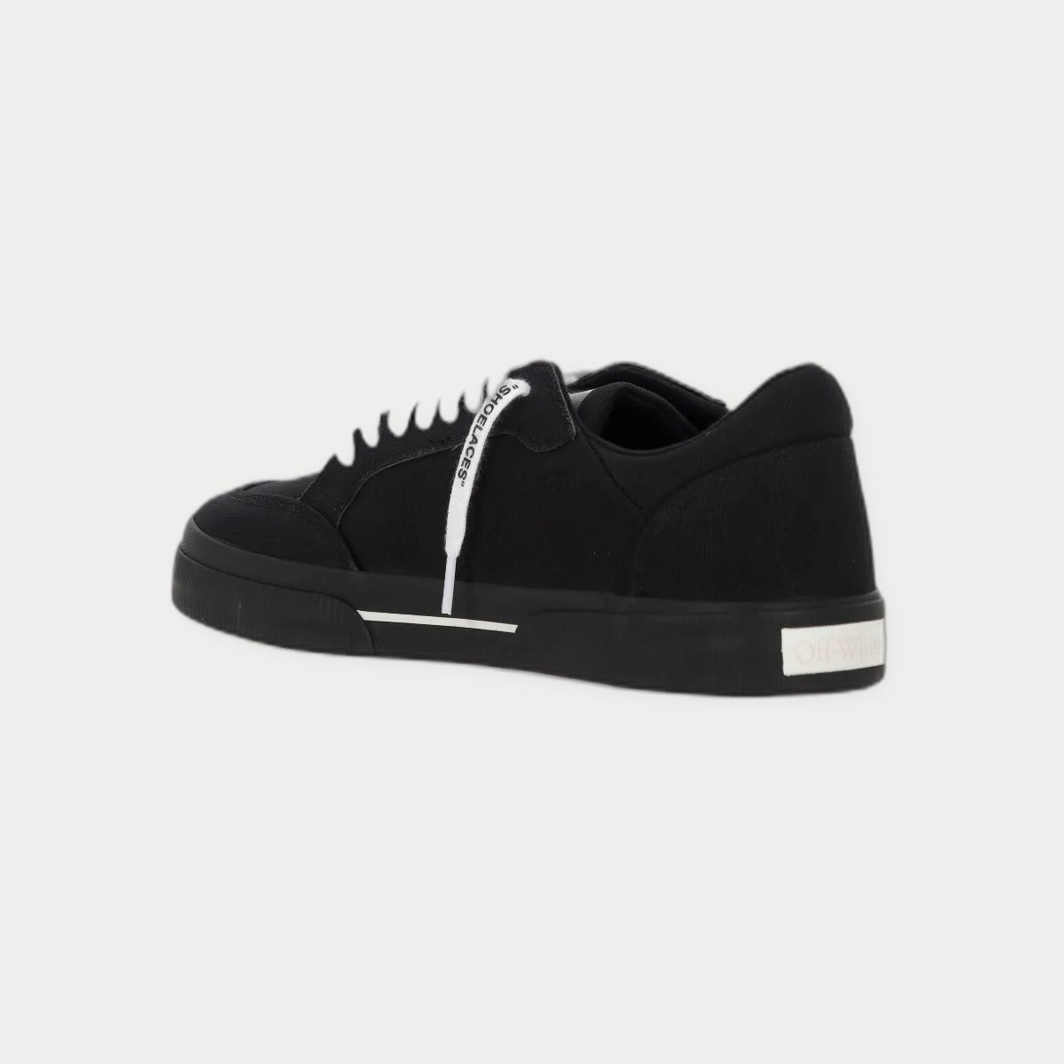 Off-White Vulcanized Canvas Sneakers Black