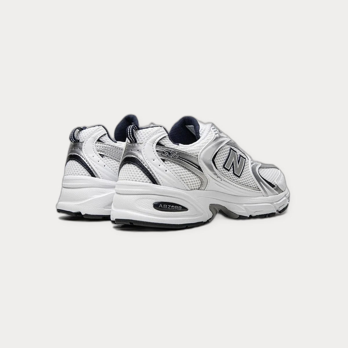 New Balance Mesh Sneakers White