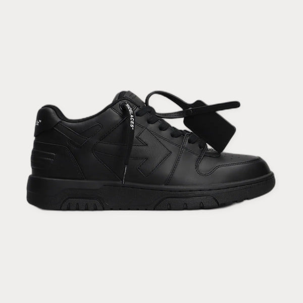 Off-WhiteOut Of Office Leather Sneakers Black