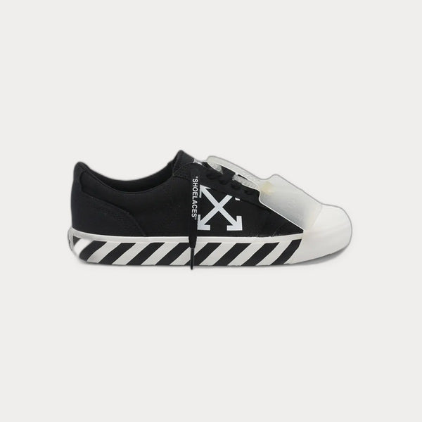 Off-WhiteVulcanized Undercut Logo-Striped Sneakers Black