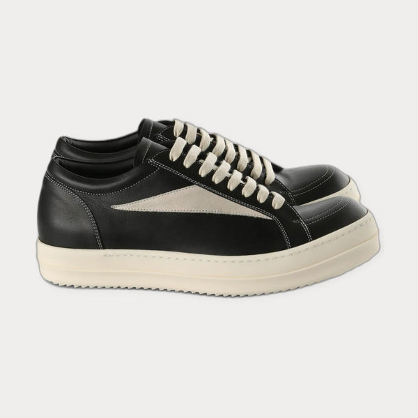 Rick Owens Vintage Leather Sneakers Black