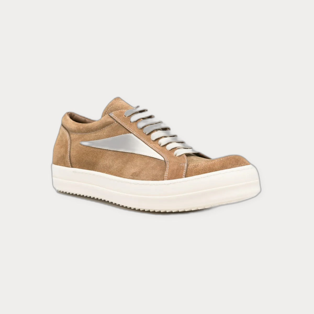 Rick Owens Temple Vintage Sneaks Lace-Up Sneakers