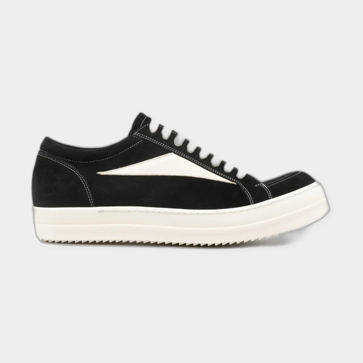 Rick Owens Lace-Up Sneakers Gray