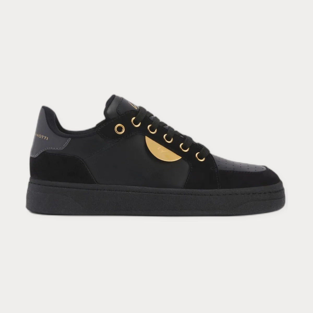 Giuseppe Zanotti Leather Sneakers Black