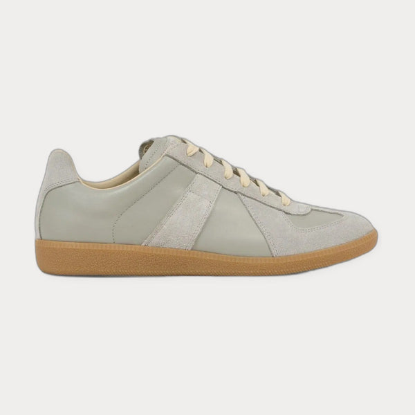 Maison Margiela Replica Leather Sneakers Blue