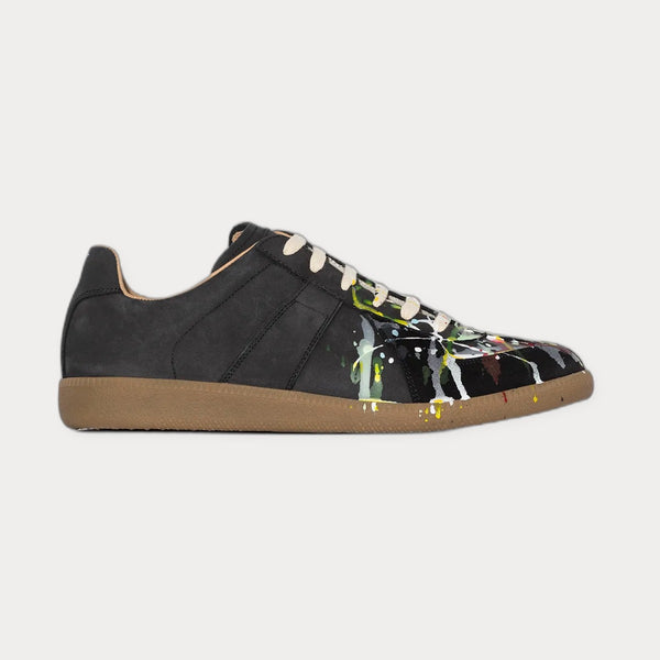 Maison Margiela Paint Replica Low-Top Sneakers Black