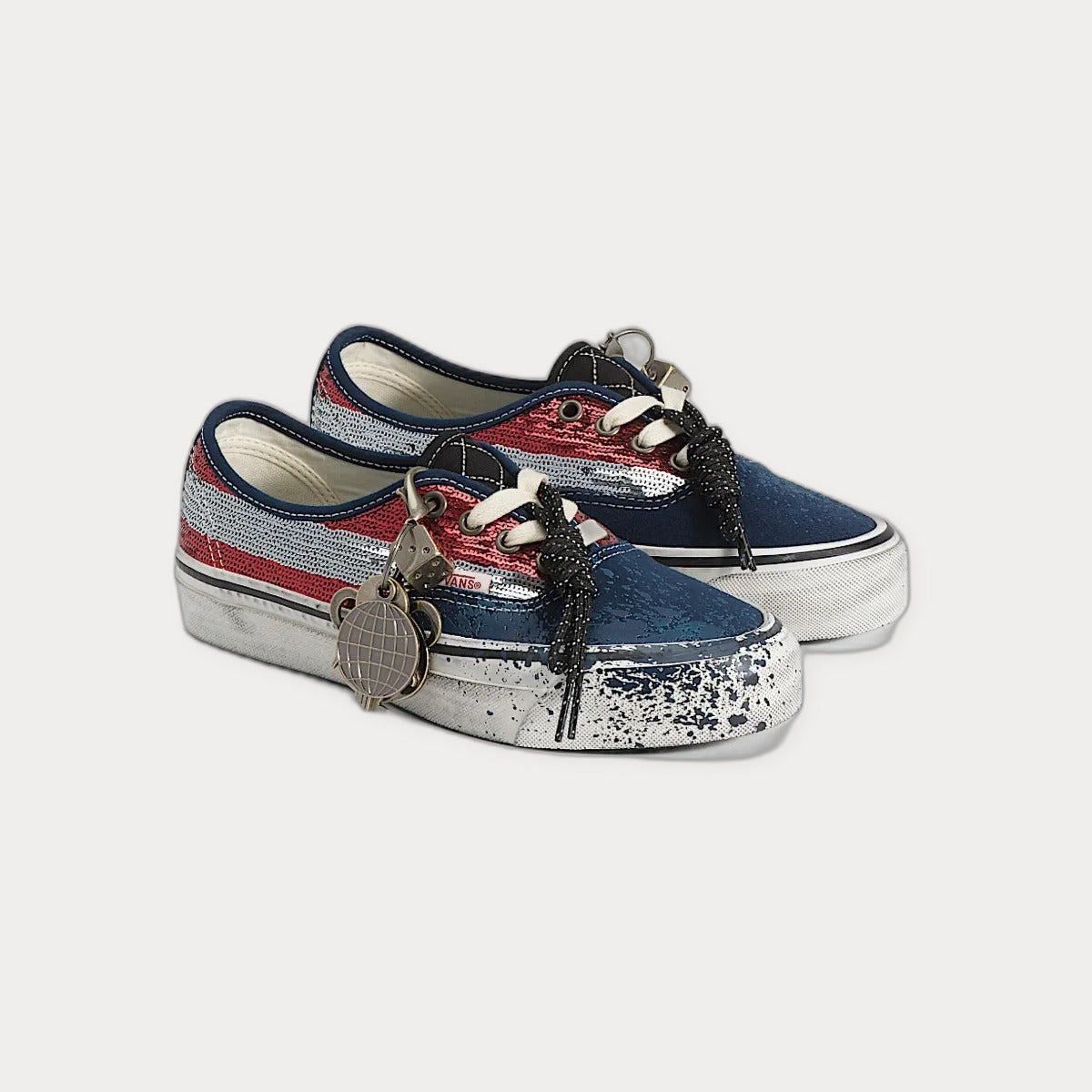Vans Premium Authentic Striped Sneakers