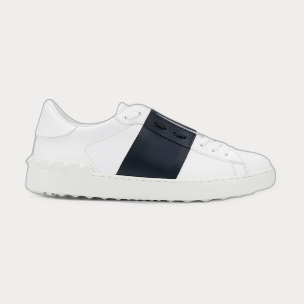 Valentino Garavani Open Leather Sneakers White